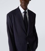 Wool, silk, and cashmere suit jacket
