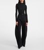 Embellished jersey bodysuit