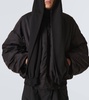 Incognito hooded bomber jacket