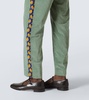 Oberon cotton velvet straight pants
