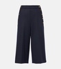 Valdez wool-blend culottes