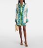Vivianna printed shirt dress