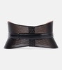 Neo Bustier leather belt