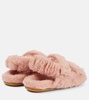 Sandya shearling sandals