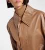 Belted cotton raincoat