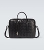 Getaway Intrecciato leather briefcase