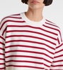 Dorotea striped virgin wool sweater
