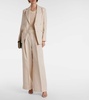Laura double-breasted linen blazer 