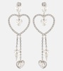 Embellished pendant earrings
