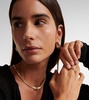 Zoe 18kt gold hoop earrings with diamonds 