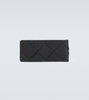 Intrecciato leather wallet