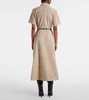 Kiera suede midi dress