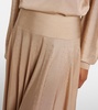 Pointelle maxi skirt