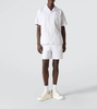 Striped cotton bowling shirt