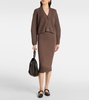 York wool cardigan