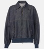 Denim bomber jacket