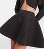 Wool-blend miniskirt 