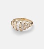 Zoe 18kt gold ring with diamonds