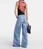 Clara low-rise wide-leg jeans