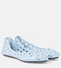 Perfo leather ballet flats