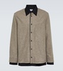 Wool flannel overshirt 