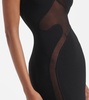 Paneled maxi dress