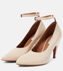 Shark leather pumps