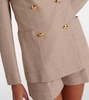 Vanadio double-breasted jersey blazer