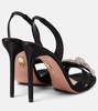 Very Bow Tie 105 embellished satin sandals