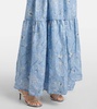 Lima Lymanopoda appliqué cotton maxi dress