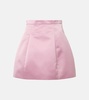 Duchesse high-rise satin maxi skirt