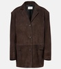 Oversized suede jacket
