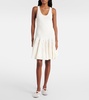 Skater cotton lace minidress