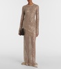 Sequined gown
