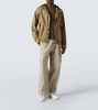Lens cotton cargo pants