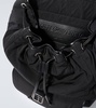 Crossroad leather-trimmed backpack
