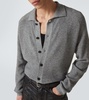 Cotton and cashmere overshirt