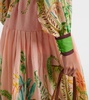 Papaya printed shirt dress