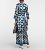 Timek printed silk jacket
