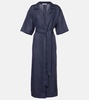 Larnaca linen midi dress