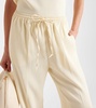 Aurelia crêpe straight pants
