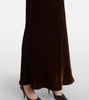 Valencia velvet maxi dress