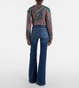 Tropea high-rise flared jeans