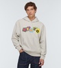 Logo cotton jersey hoodie