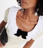 Knitted cotton midi dress