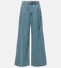 Ellis mid-rise wide-leg jeans