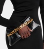 1945 PB embossed leather clutch