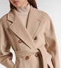 Wool and cashmere coat