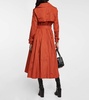 Tubinga silk taffeta trench coat