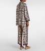 Adria printed silk shirt